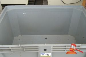 143 · PLASTIC CRATE APPROX 1200 x 800 x 770H