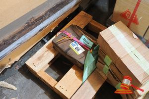 86 · BOX ON PALLET CONTAINING 3 x TRANSCEIVER SM FORM FACTOR PLUGGABLE, MANUFACTURER: MOTHERWELL, PN: SFP-1FEMLC-T, 8 x TRANSCEIVER SM FORM FACTOR PLUGGABLE MANUFACTURER: MOTHERWELL, PN SFP1GSXLC-T (B6620616)