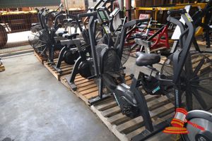 12 · AIRBIKE FAN BIKES, APPROX; 1.1M L X 500MM W X 1.3M H, WORK ROLLER WHEELS, SOME MARKS, UNTESTED