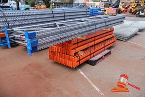 14 · Qty of Heavy Duty Rack Longspan Shelving 5 @ 4800mm high x 840mm deep frames 71 @ 2600mm long x 75mm high shelf beams