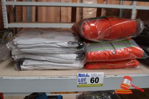 60 · BUNDLE WITH 3x PACKS OF MAXISAFE GLOVES, SIZE: 3XL AND 3x ORANGE COVERALLS, SIZE: 102R