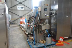 5 · 2006 SMOKJET RH SMOKE GENERATOR STAINLESS STEEL, PRODUCT-WOOD CHIP, 3-PHASE (PLUG) APPROX 1200 x 1000 x H1900, ON PALLET (UNTESTED)