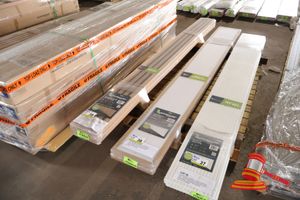 Perma Timber Quickboard Ceiling/Wall Lining - Vj Profile. Pvc - Arctic White Colour Finish. Easy Instal, Maintenance Free. Size 300 X 2700 X 9mm. 2 Boards Per Pack X 3 Packs (Approx 4.86m2 Coverage). Unused. Note: Not Suitable For Use In Direct Sunlight Or Strong Reflective Light
