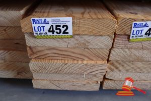 452 · 6x LENGTHS OF STRUCTURAL MGP 10, UNTREATED PINE TIMBER, APPROX 240 x 45mm x 2.4m