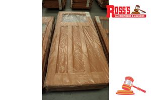 Timber Door With Panel (No Glass), Code: Ed 84, 2040 X 820 X 40mm