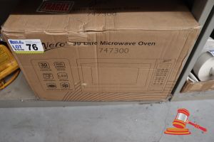 76 · NERO 30 LITRE MICROWAVE OVEN, MODEL: 747300, UNTESTED