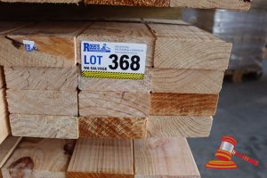 368 · 12x LENGTHS OF NON-STRUCTURAL, UNTREATED PINE TIMBER, APPROX 120 x 45mm x 2.4m