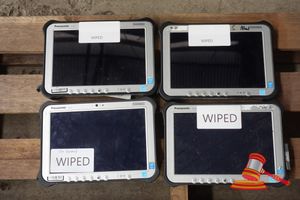4 X Panasonic Fz-G1 Toughpad, Intel Core I5 4310u 2ghz Cpu, 8gb Ram, 3 X 128gb Ssd / 1 X No Storage, No Os, Various Conditions, Sn:5htsa91349 / 5ctaa51741 / 5etaa73640 / 5etaa73682, An:Itt19695 / Itt17075 / Itt17449 / Itt17694, Untested ( No Charger / Some Marks)