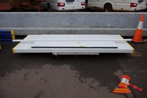 Qty of Foam Panels and Angle 2 @ 3000mm x 1100mm x 50mm 1 @ 2140mm x 940mm x 50mm 8 @ White Angle 3250mm long