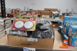200 · BOX OF HONEYWELL FILTER CARTRIDGES AND NORTON SAFETY TOXIC DUST FILTERS