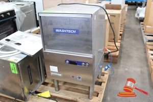 43 · 1 X WASHTECH COMMERCIAL DISHWASHER, MODEL: XG WXG0030, SERIAL: 157477, 240V 15A, UNTESTED - USED