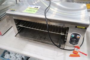 1 X VEVOR ELECTRIC HANGING SALAMANDER, MODEL: OK-936, POWER: 2KW, SN: 221228 5077 26 0002, UNTESTED, APPROX; 600MM W X 300MM D X 250MM H