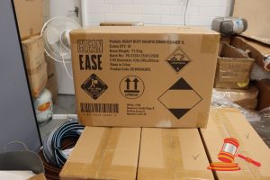 406 · 2x BOXES OF CLEAN EASY HEAVY DUTY DRAIN CLEANER, 1L PER BOTTLE, 20x BOTTLES TOTAL