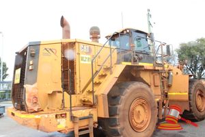 WL2181 CATERPILLAR MODEL# 988KXE WHEEL LOADER ELECTRIC DRIVE, CAT C18 ENGINE, EPA TIER 4F ENGINE, YOM: 2020, SERIAL# E8X00464, SMU: 17,801 HOURS,