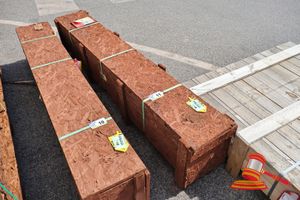 11 · CATPILLAR SHAFT, P/N; 7I-3647, APPROX; 2.1M W X 300MM D X 380MM H, CRATED