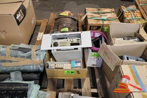 1 X Icom Vhf Marine Transceiver, Model: Ic-M126dsc, Untested, 1 X Panasonic Video Cassette Recorder, Model: Ag-Md830, Untested, 1 X Sony Memory Stick, Model: Sdx1-35c, And Other Electrical Goods, In 2 Boxes