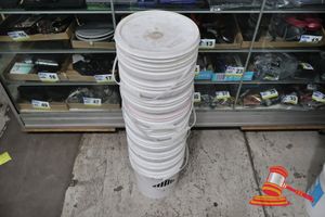 46 · 6 X 12 L PAIL BUCKETS. SOME WITH LIDS.