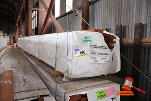 Pack Of Karri Skip Dressed, Feature, 100mm X 25mm, Lm 404, Random Lengths, Pack Size 5.4mt X 500 X 500, Note: Random Lengths (Pack# 320025384)