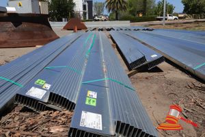 Gal Steel Z Purlins, Approx 200mm - 12 Pcs At 10.9m