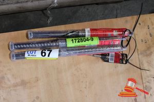 67 · MILWAUKEE HAMMER DRILL BITS,1 @ 16mm x 340mm SDS MAX, 1 @ 7mm x 250mm SDS PLUS, 1 @ 18mm x 340mm SDS MAX, 1 @ 22mm x 320mm SDS MAX