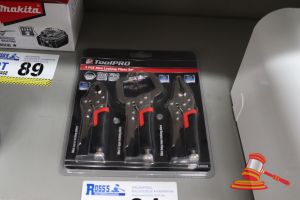 91 · TOOLPRO 3pcs MINI LOCKING PLIERS SET