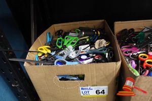 64 · BOX OF ASSORTED SURRENDERED ITEMS, NO INSPECTION