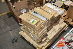 Assorted Hardware, Approx 30+ X Boxes, Cabling 3ru Rack Mount Din Rail Panel Bracket With Cover, Rittal Dk 5501.300 Bracket, Various Others (Poss Unused, Boxed), On A Pallet