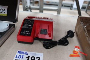 192 · DOUBLE CHARGER TO SUIT MILWAUKEE BATTERIES, UNTESTED