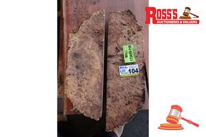 Blackbutt Turning Burls, L600/650mm X W180/200 X D 50/75mm, Qty 2, Approx