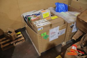 Assorted Industrial Supplies Approx 10+ Boxes Including 3m E-A-Rsoft Yellow Neons Ear Plugs, Zinc Plated Washers 500 Pcs, Hilti Battery Pack B 22-8 Ll-Ion, Camfil Air Filters 24x24x4, Crc Aerosols Brakleen Mf 5, Approx 8 Air Form Ceiling Air Diffusers, (Mostly Unused, Boxed, Minor Marks To Packaging) On A Pallet