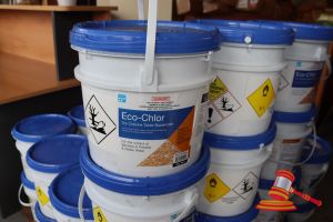 365 · 2x TUBS OF ECO-CHLOR DRY CHLORINE TABLET BACTERICIDE (GRANULAR), 10kg PER TUB