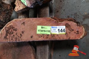 Jarrah Turning Burl/Post, L620mm X W160/165 X D 100mm, Qty 1