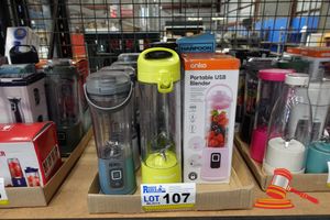 107 · 11 X PORTABLE BLENDERS INCLUDING 4X NINJA, 4X NUTRIBULLET.