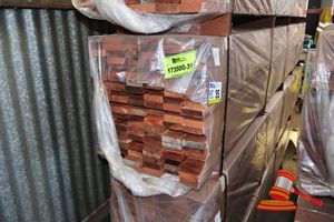 Jarrah 65x20 Decking, Random length, 360 L/M, 25.2M2 WITH A 5mm GAP, TRANSPORT SIZE 3MTR x 400 x 400 (pack# 31)