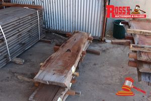 Jar220 - Jarrah Feature And Better Grade 200-370x50mm@ 1.7m - Rough Sawn Slab