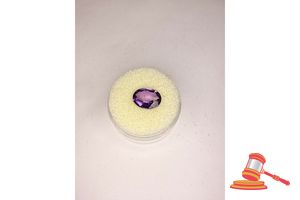24 · AMETHYST, OVAL CUT, 2.7 CTS