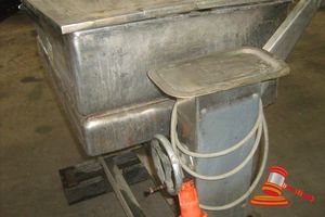 118 · TILTING BRAT PAN, 3 PHASE, SKID MOUNTED DIMS H1150mm x W1200mm x 700mm APPROX