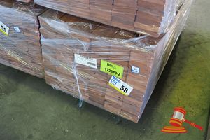 58 · PACK OF JARRAH DECKING 86 x 19 x 1.2MT, FEATURE, 144 LM, PACK# 320028702, TRANSPORT DIMS - L 1200 x H 450 x W 500.