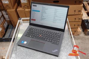 24 · LENOVO T14S, 14 INCH TOUCH NOTEBOOK, INTEL CORE i5 1135G7 2.40GHZ, 16GB RAM, 256GB SSD / NO OS, SN: PC2JNTRV / AN: ITT36778, UNTESTED (SOME MARKS / NO CHARGER )