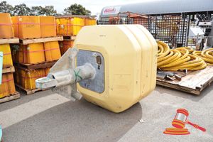 BALMORAL SUBSEA BUOY, FIBREGLASS CONSTRUCTION WITH INTERNAL COMPONENTS, APPROX 1.8-2.0M DIAMETER, VERTECH INSPECTED (USED)