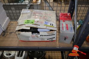 1 X Firmamatic Rolling Garage Door Opener Part No. 062050, (Used, Possibly Incomplete, Untested), 1 X Rotary Vane Hand Pump Brml Model (Poss Unused, Boxed / Some Marks To Packaging)