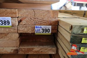 390 · 6x LENGTHS OF STRUCTURAL MGP 10, UNTREATED PINE TIMBER, APPROX 240 x 45mm x 2.4m