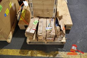 116 · 1 X SKID OF CATERPILLAR PARTS, APPROX 12 X BOXES, INCLUDES: CAT INJECTOR GP P/N:649-7376, (POSS UNUSED, BOXED) (S44#RITM0835466, DR# 1721)