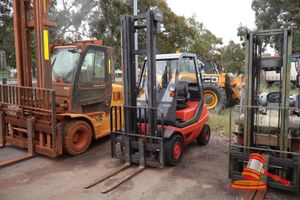 2002 Linde H25t-03 Lpg Forklift 2.5ton, 4036 Hrs, Serial# H2x35ik0525425, No Gas Bottle (Key# 117)
