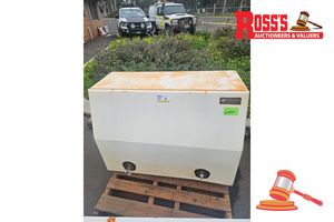 WHITE UTE TOOLBOX WITH DRAWERS