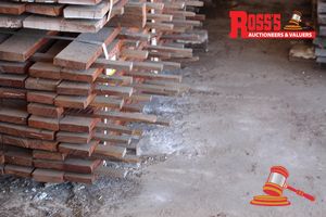 JAR208 - JARRAH STANDARD AND BETTER GRADE 100x25mm Rough Sawn Boards - @ 1.6-2.8m, APPROX 267 lm