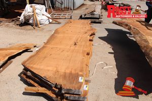 Cmar201 - Marri Standard To Select Grade 900-1070x70mm @3.9m- Rough Sawn Slab