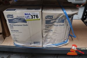 376 · 4x BOXES OF TORK MULTIPURPOSE CLOTH ROLL