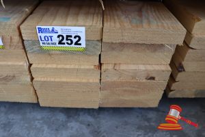252 · 14x LENGTHS OF NON-STRUCTURAL, UNTREATED PINE TIMBER, APPROX 170 x 35mm x 2.4m