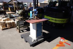 4 · 1 X MZ-48 HINGE DRILL PRESS, HYDRAULIC MULTI-SPINDLE DRILLING MACHINE, FOOT ACTIVATED. 950MM, UNTESTED (ON PALLET)